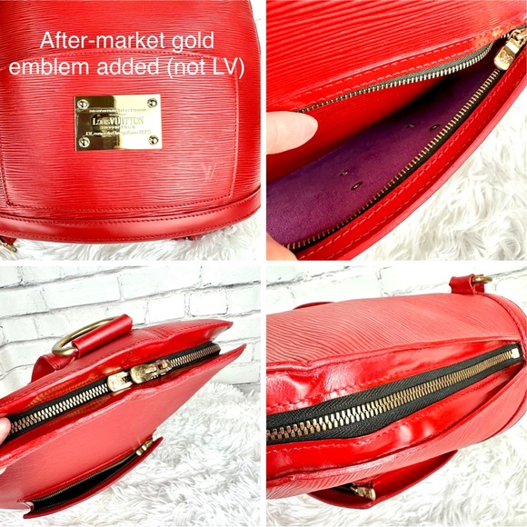 Louis Vuitton Red Epi Leather Backpack Custom - Picture 12 of 16